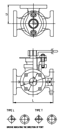 JIS 5K Flanged Three way CockDRAWING.jpg JIS 5K Flanged Three way CockDRAWING.jpg